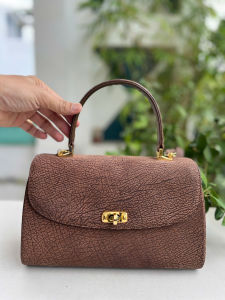 Túi 2hand xách tay có dây đeo da cá.mặpp của Nhật  -T162