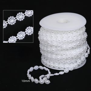 ABS Pearl Jewelry Party Holiday Bead Chain DIY Clothing Pearl Chain Accessories for Wedding Dress
