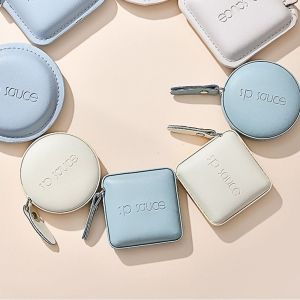 LITUILI PU Hình vuông Thước dây Thước linh hoạt Dụng cụ may vá thủ công Giảm cân Đo cơ thể Thước dây mềm Thước đo tỷ lệ kép Thước mềm