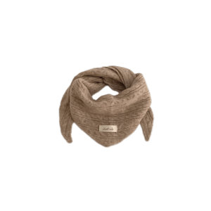 DOWNA Mẫu xoắn Khăn len dệt Chống gió Màu đơn sắc Khăn len cashmere Dễ thương Giữ ấm Khăn tam giác Bé trai bé gái