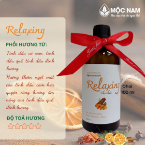 Tinh dầu khuếch tán Relaxing 100ml Mộc Nam - Ha Chi JSC
