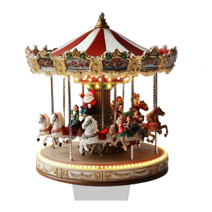 2D phẳng giáng sinh carousels Bàn Nhựa Acrylic ký trang trí trang trí cho lãng mạn và trang trí ngày lễ trong nhà thanh lịch