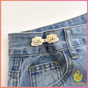 Thai Pioneers 1ชุด ตะขอปรับกางเกง แบบหัวเข็ม หัวเข็มขัดปรับเอว หน้าอิโมจิ Fashion Pins