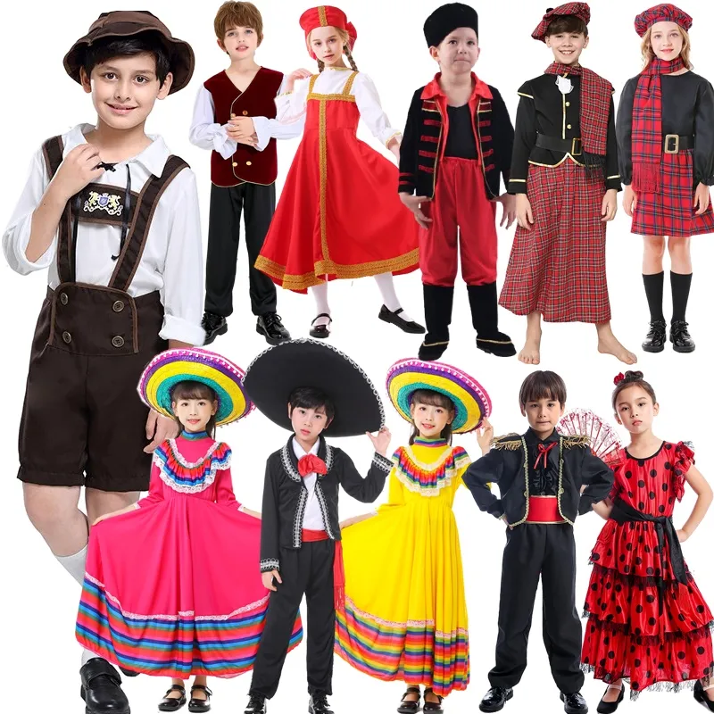 Traditional costumes of outlet the world