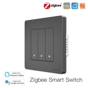 （3Days Arrive）MOES New Star Ring Tuya Smart ZigBee3.0 Push Button Switch/Scene Switch Smart Life APP Remote Control Work with Alexa G oogle