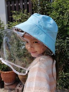 หมวกเด็ก ปะเก๊ต ผู้หญิง หมวกผ้า กันแดด ใส่ได้สองด้าน สไลด์เกาหลี หมวกกันแดดกันยูวี  หมวกกันแดด