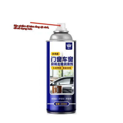 Chai Xịt Dầu Bôi Trơn Cửa Kính Ô Tô Chống Kẹt Kính Bảo Dưỡng Gioăng Cao Su Cửa Nóc Xe Hơi 450ml