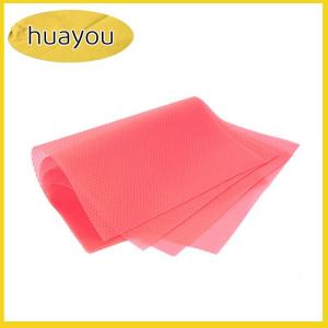 huayou แผ่นรองตู้เย็นกันน้ำ EVA 4ชิ้นแผ่นรองกันเชื้อราในห้องครัวแผ่นรองกันน้ำมันลิ้นชักแผ่นปูตู้เย็นฉนวนกันความร้อน