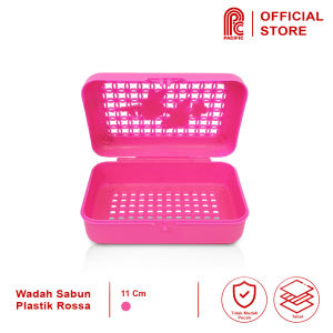 PACIFIC Tempat Sabun Mandi Engsel Plastik 1 Pcs Rossa Soap Container Wadah Sabun Batang PAC-ROSSA Varian Warna