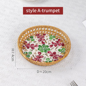 เวียดนามฟูจิสติ๊กซ์ถาดสีตัดผ่านกรรมวิธีสกรูเปลือกหอยเชลล์ตก แต่งสถาน ที่รับประทานน้ำชาของคุณในถาดอาหารเช้าตะกร้าขนม