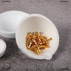 [COD] jiameitan ชามใส่จานทำจากเบ้าหลอมทำจากโลหะสีเงินทองสำหรับทำจากซิลิก้าอุณหภูมิสูงภาชนะหล่อเครื่องประดับ