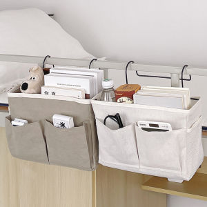 4-Pocket 2-Hook Hanging Basket Organizer: A Durable Dorm Room Solution