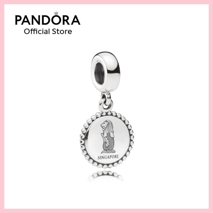 Pandora Merlion Silver Dangle Charm (SG Exclusive) | Lazada Singapore