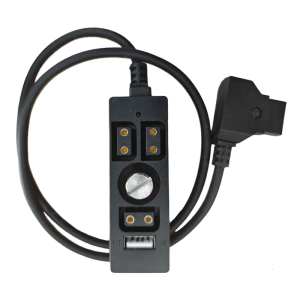 D tap để 4 cổng sạc USB cáp với LED Power cho máy ảnh