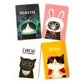 Buku Catatan Bergaris Set / Notebook Cover Cat / MSP-A2-2 / 4 pcs. 