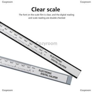 [COD] Cozyroom 0-150mm Electronic Digital Display Vernier Caliper Carbon Fiber Dial Vernier Caliper Gauge Digital Ruler Measuring Tool