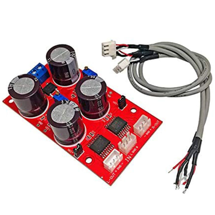 This Stereo Converter Board Takes Unbalanced Audio And Converts It To Balanced Output. It Uses Two DRV134PA Chips For Low Distortion. Great For Pro Audio DIY Projects.