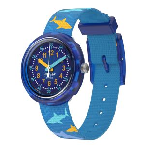 Flik Flak Shark Gang (FPNP187) Blue RECYCLED PET Kids Watch