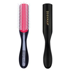 DenmanCurl Definer & Styler 5 Row Hairbrush for Detangling Separating and Defining Curls Curly Hairbrush Sleek Blowdrying - D14