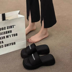 [Free Shipping] 2026 Summer Niche High-End Beach Sandals Exquisite Outdoor Sandals Thick-Soled Platform Slides
