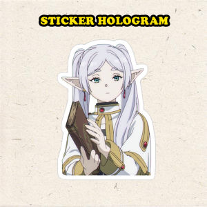 Stiker Hologram FRIEREN1 ukuran 8 cm
