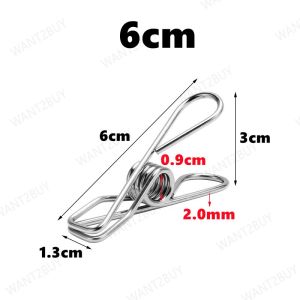 🇲🇾 Stainless Steel Clothes Pegs Cloth Clip Clamp Windproof Laundry Drying Metal Peg Penyepit Kain Hanger Klip Baju Besi