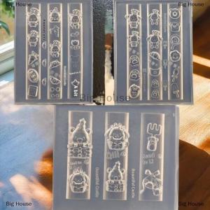 [COD] Big House 3D Silicone Nail Mold Kitchen Cute Pet Bear Dog Cake Ice Cream Dessert Transparent Template DIY Design Nail Art Decoration