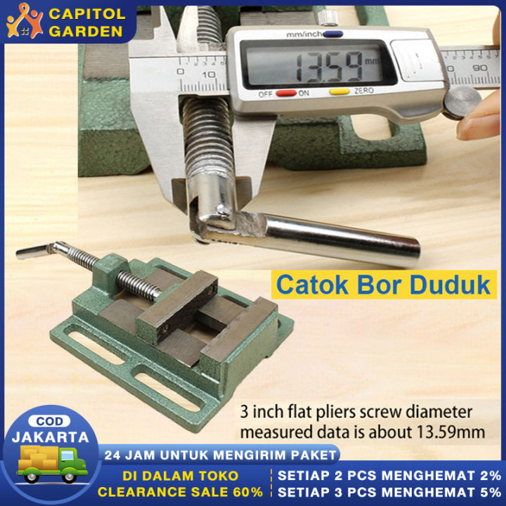 （dalam Stok Dikirim Dari Jakarta Cod）catok Bor Duduk 4 Drill Press