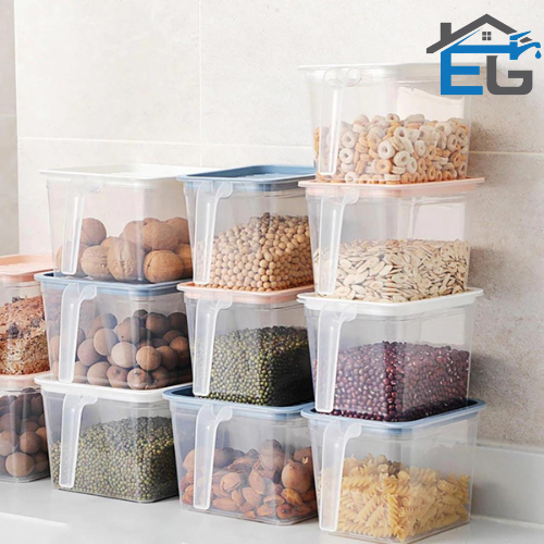 Food Storage Fridge Ingredient Container Thickened Refrigerator with ...