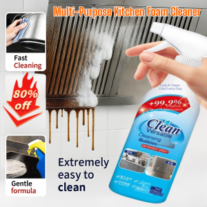 Multi-Purpose Kitchen Foam Cleaner Kitchen Degreaser Clean Spray Removes Stubborn Oil For Range Hoods Ovens Stoves