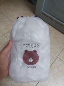 Set khoảng 100 màng bọc thực phẩm túi gấu PE có chun bọc đồ ăn co giãn tái sử dụng nhiều lần [Màng bọc gấu 15k]