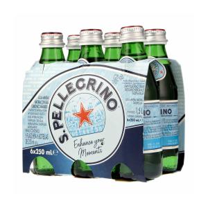 San Pellegrino Natural Mineral Sparkling Water 6 x 250ML