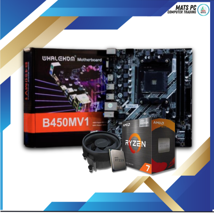 AMD Ryzen 7 5700G Bundle (NO RAM) | 8-Core 16-Thread | AM4 CPU ...