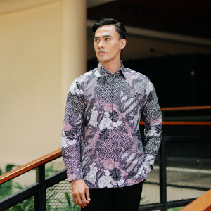 Hadinata Batik Pria Kemeja Panjang Furing Pranawa Permata