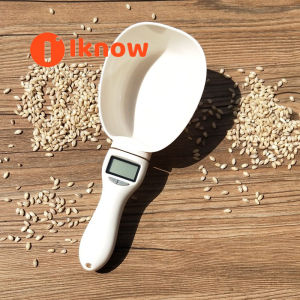 Digital Kitchen Scale Pet Food Measuring Scoop Pet Food Measuring Cup Electronic Digital Weight Scale Spoon with LED Display for Measuring Pets Food Kitchen Baking Scale