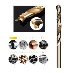 【FURONGHUA】Cobalt High Speed Steel Twist Drill Bit M35 Stainless Steel Tool Set Accessories For Metal Drilling Cutter Machine