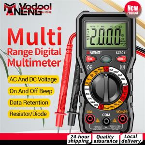 2000 Counts Smart Multimeter DC AC Voltage Handheld NCV Digital Multimeter Tools