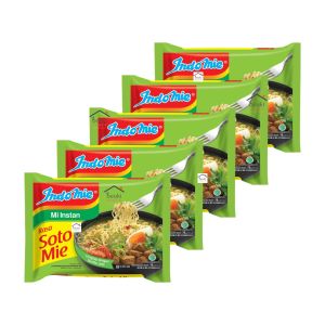 5PCS Indomie Kuah Soto Mie Lengkap dengan Bumbu Soto