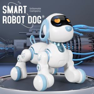 Capt Mainan Anak Remot Kontrol Robot Anjing Pintar Musik & Jalan - RC Smart Mechanical Dog