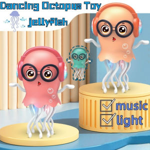 Electric Dancing Octopus Jellyfish Light Sensing Automatic Obstacle Avoidance Decompression Toy