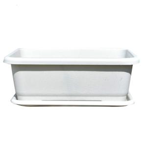 Outdoor Multipurpose Plastic Planter Box Container Pot Enhancing Durability Spacious Space Herbs Cultivation