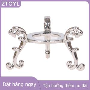 ZTOYL GUCHEN Đế đỡ trứng đá quý trưng bày mạ vàng giá đỡ quả cầu pha lê đồ trang trí