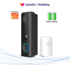 3MP 1296P Tuya APP Bluetooth Leave Message Wireless WIFI IP Doorbell With Indoor Chime Video Door Phone Visual Door Viewer
