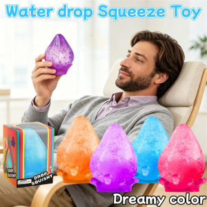Squishy Stress Toy Water Drop Soft TPR Sensory Fidget Dreamy Color Safe Gift Party Favor