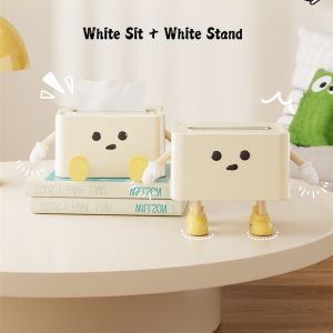 IN STOCK Tissue box home living room cream style high-end bathroom toilet with spring automatic lifting creative paper box*mojogy