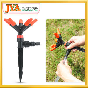 [JYA store] Garden Ground Water Sprinkler Automatic 360 Degree Rotary Sprinkler Adjustable Spray/angle/range Garden Lawn Irrigation Sprinkler Watering Gardening Tools