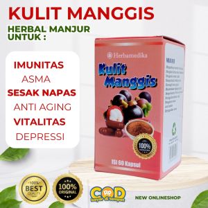 Herbal Peningkat Kekebalan Tubuh Penguat Imunitas - Kapsul Kulit Manggis Original isi 60 Kapsul