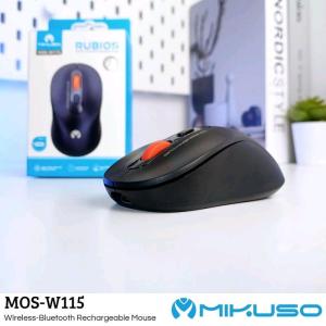 MIKUSO MOS-W115 Mouse Wireless 2.4G Mouse Bluetooth V5.2 Mouse Dual Mode Silent Click