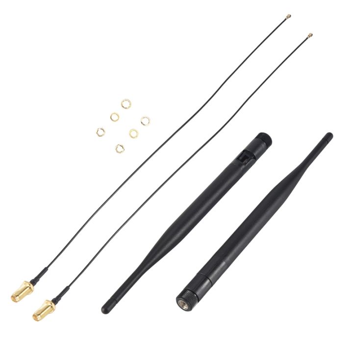 WiFi Antenna Dual Band 2.4GHz 5.8GHz 12 DBI RP SMA Router Omni Antenna For PCI-E WiFi Router Computer Wireless Network Card USB Camera Router Hotspot PC Desktop Repeater FPV UAV Drone - Foto 8