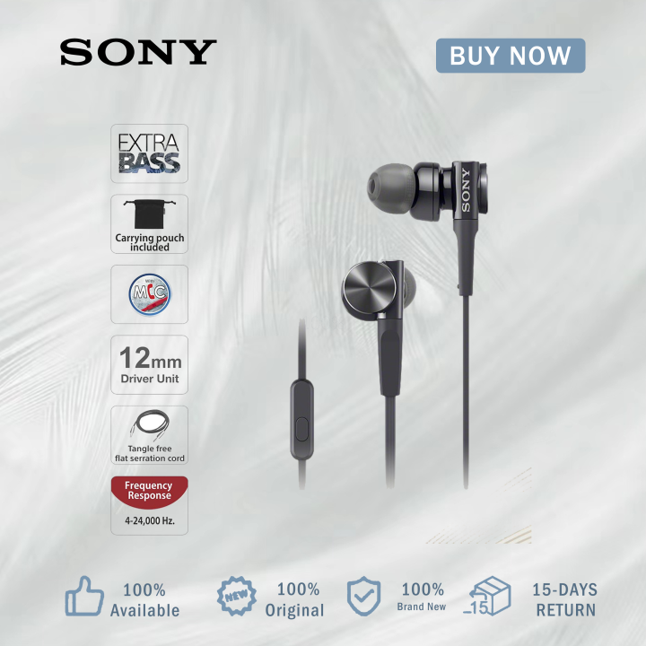 Sony MDR-XB55AP/ MDRXB55AP EXTRA BASS In-Ear
